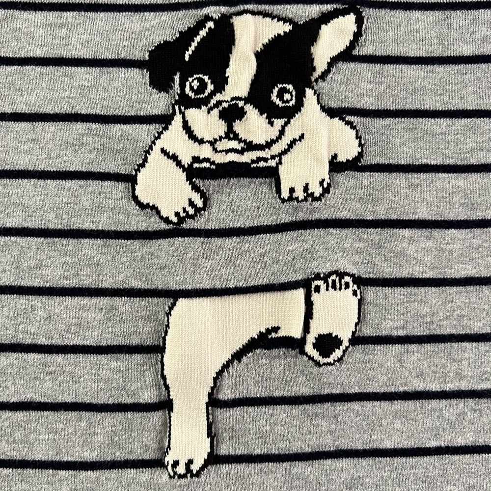 J.Crew Factory striped doggy sweater - Picture 4 of 4